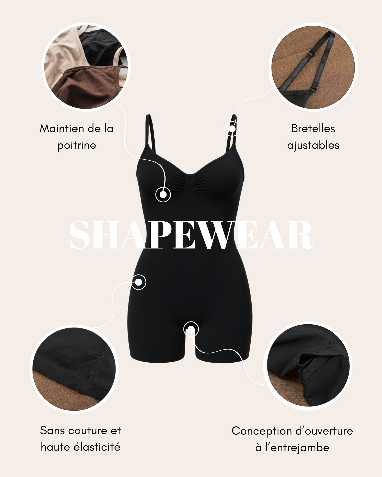 Body Short Gainant - Shapewear